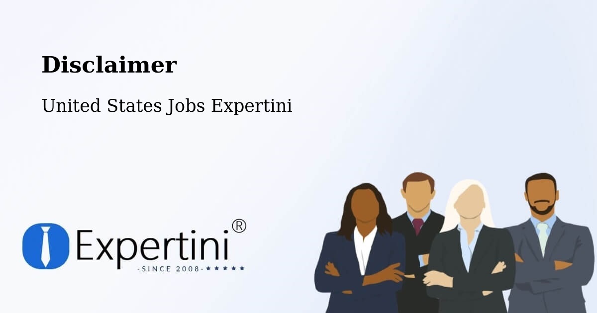Disclaimer – Montvale - United States Jobs Expertini