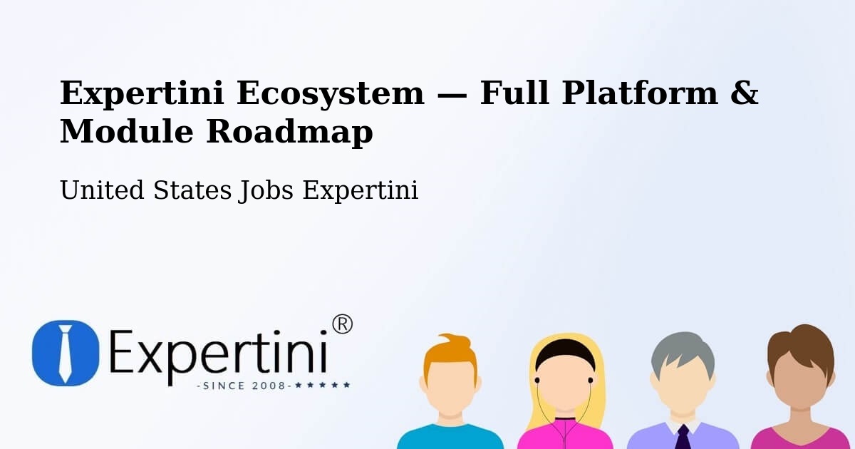 Expertini Ecosystem — Full Platform & Module Roadmap – Montvale